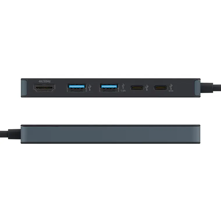 Hub Concentrador USB-C HYPER HyperDrive Flex 5 en 1  2