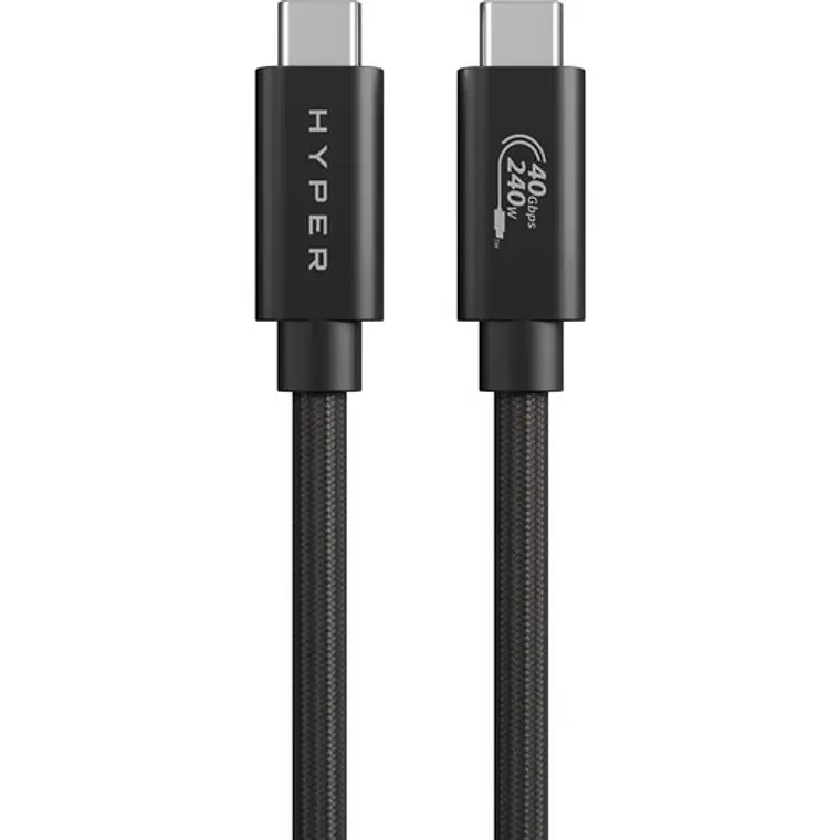 Cable USB4 HyperDrive Next USB-C a USB-C 240W PD 3.1 / 40Gbps / 8K 60Hz (1,2m) 4