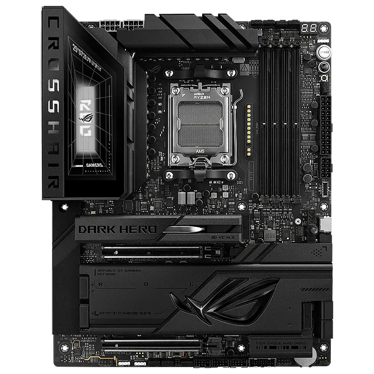 Placa Madre ASUS ROG Crosshair X870E Dark Hero (Socket AM5, DDR5, PCIe 5.0, Wi-Fi 7, ATX) 1