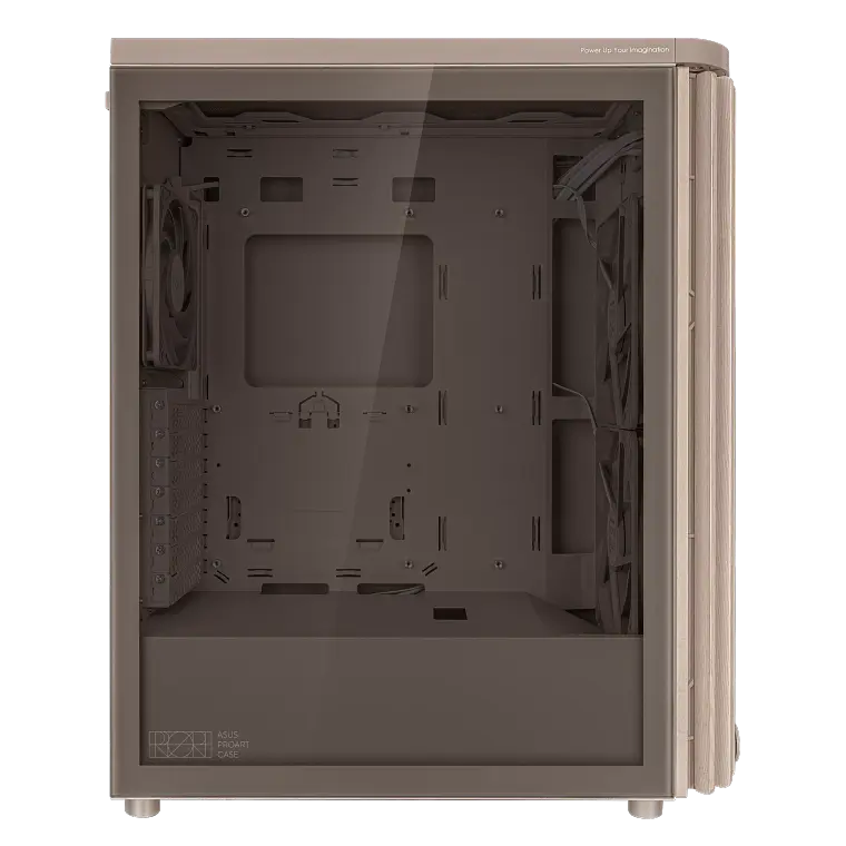Gabinete ASUS ProArt PA401 Wood Edition Beige (ATX, Cristal Templado, Madera FSC, USB-C 2x2) 6