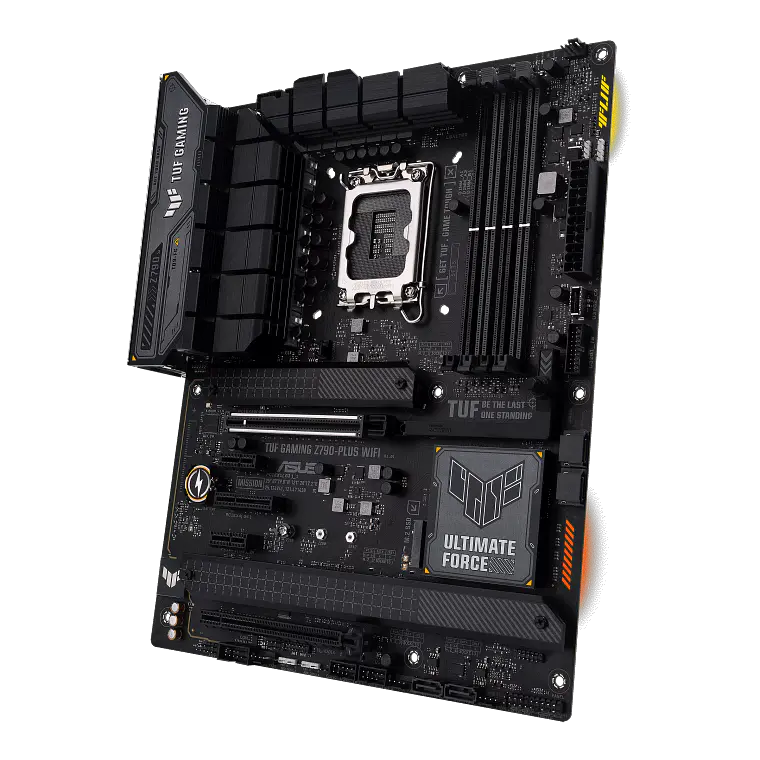 Placa Madre ASUS TUF GAMING Z790-PLUS WIFI (LGA1700, DDR5, PCIe 5.0, Wi-Fi 6E, ATX) 3