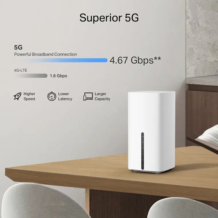 Router 5G Wi-Fi 6 AX3000 Dual-Band TP-Link Archer NX500 6