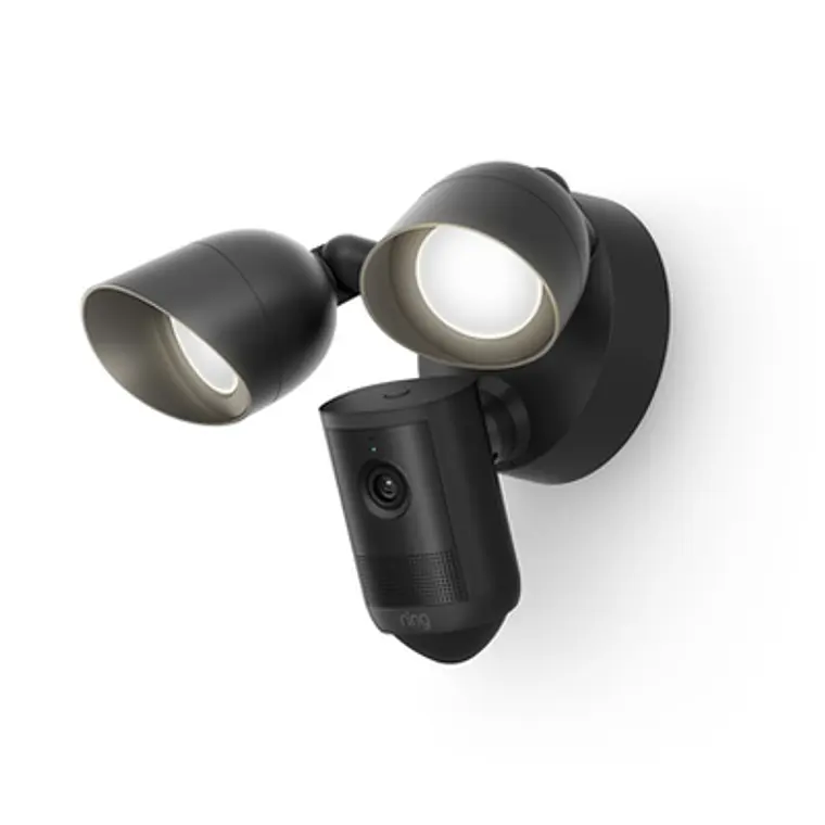 Cámara de Seguridad Exterior Ring Floodlight Cam 2K con Focos LED 2000 Lúmenes 1