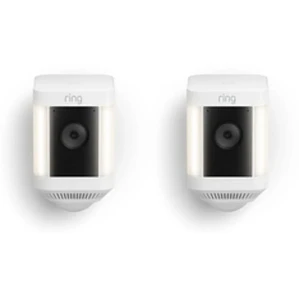 Pack de 2 Cámaras de Seguridad Exterior Ring Spotlight Cam Plus Inalámbricas (1080p / Batería)