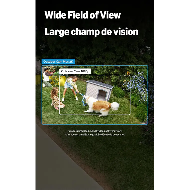 Cámara de Vigilancia 3MP IP Exterior Ring Outdoor Cam Plus Batería 5
