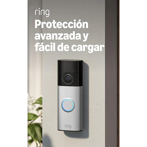 Cámara de Vigilancia 3MP IP Exterior Ring Doorbell 2K Plus Batería