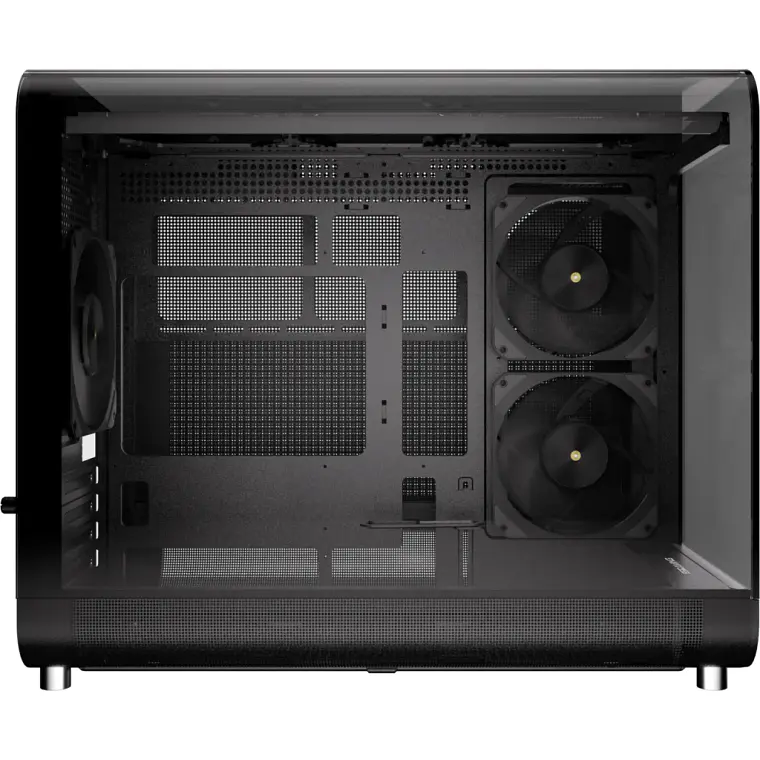 Gabinete Gamer ESGAMING Aircraft 007 Black Micro-ATX USB-C Vidrio 3