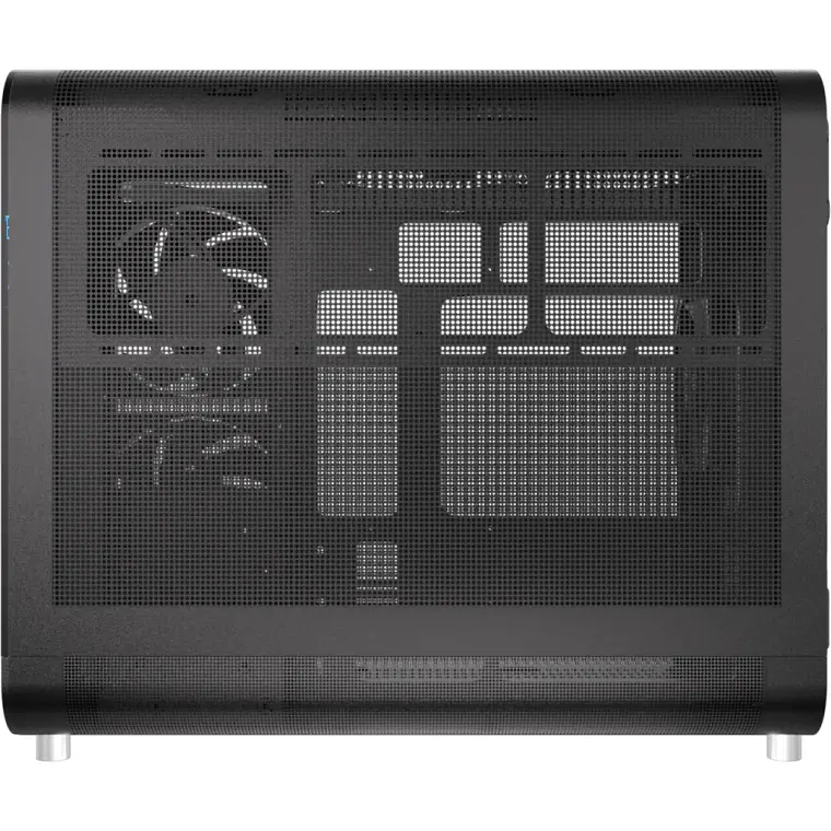 Gabinete Gamer ESGAMING Aircraft 007 Black Micro-ATX USB-C Vidrio 4