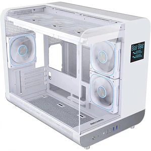 Gabinete Gamer EsGaming XPH Aircraft 007 M-ATX Blanco