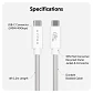 Cable USB4 HyperDrive Next Type-C 240W 40Gbps 8K 1.2m Blanco - Miniatura 2