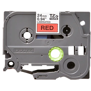 Cinta laminada Brother TZE451 Cinta Negro sobre Rojo P-Touch
