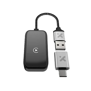 Adaptador Inalámbrico 2 en 1 Klip Xtreme CarPlay y Android Auto