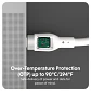 Cable Silicona HyperJuice USB-C a USB-C 240W 1m Blanco - Miniatura 3