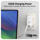 Cable Silicona HyperJuice USB-C a USB-C 240W 1m Blanco - Miniatura 4