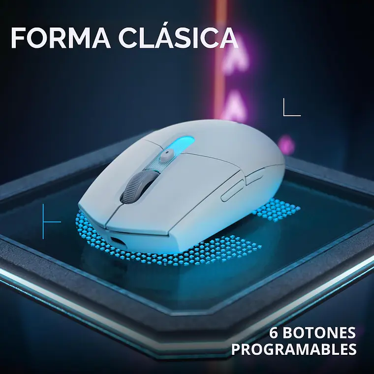 Mouse Gamer Logitech G305 X Superlight Wireless 44K Blanco 4
