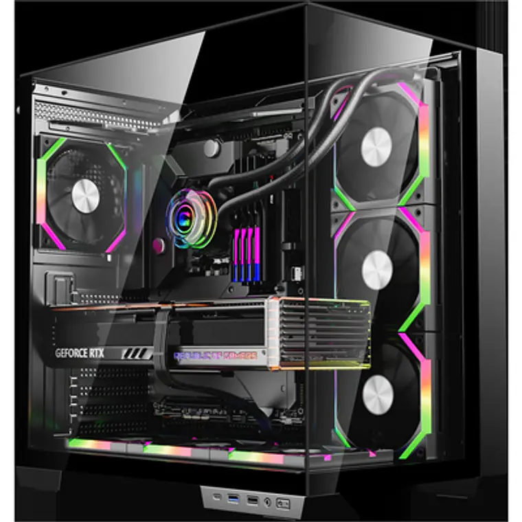 Gabinete EsGaming Mira Pro ARGB Negro 1