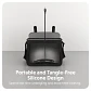 Cable Silicona HyperJuice USB-C a USB-C 240W 1m Negro - Miniatura 7
