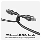 Cable Silicona HyperJuice USB-C a USB-C 240W 1m Negro - Miniatura 4