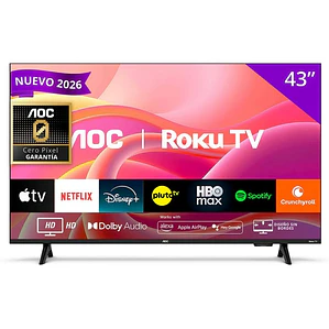 Smart TV 43“ AOC 43S5155 LED  Full HD Roku TV