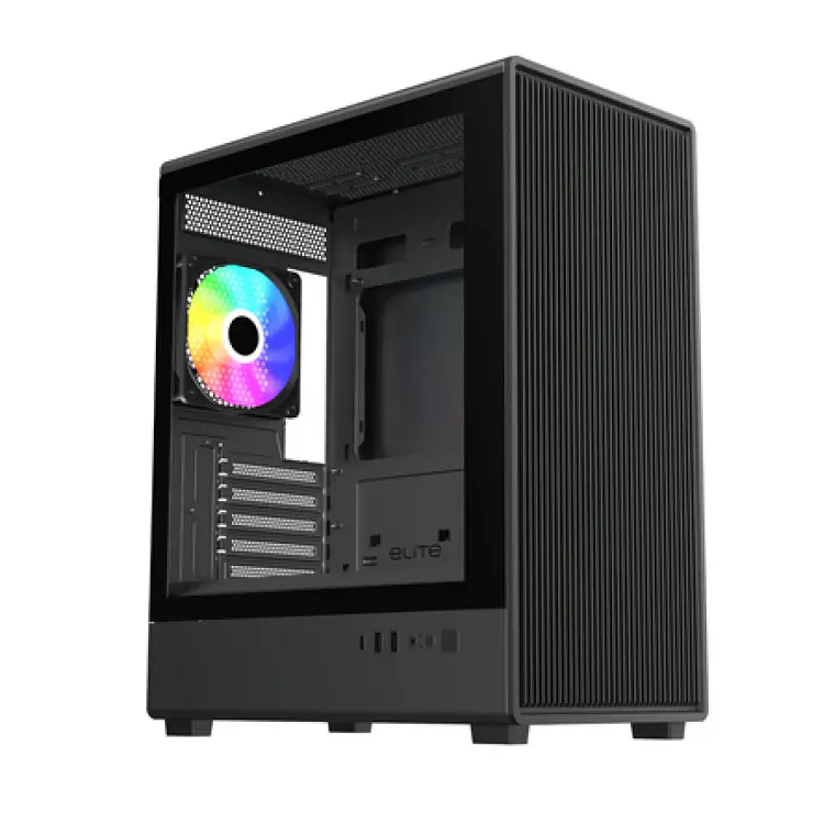 Gabinete Cooler Master Elite 350 Black Micro-ATX USB-C 1