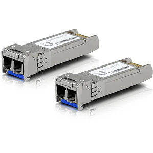 Módulo Transceptor SFP+ Ubiquiti UACC-OM-SM-10G-D-2 Monomodo 10G LC 10km (Pack 2 Unidades)