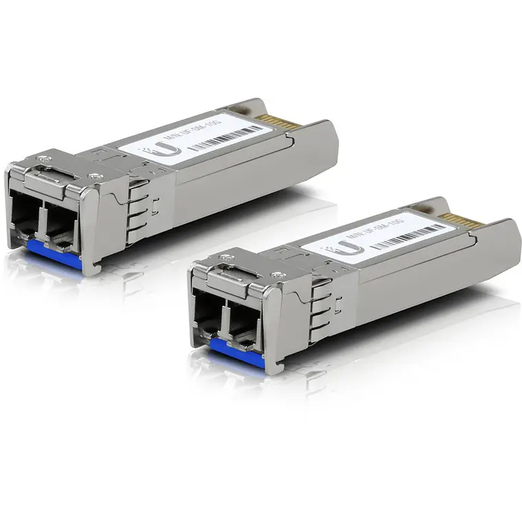 Módulo Transceptor SFP+ Ubiquiti UACC-OM-SM-10G-D-2 Monomodo 10G LC 10km (Pack 2 Unidades) 1