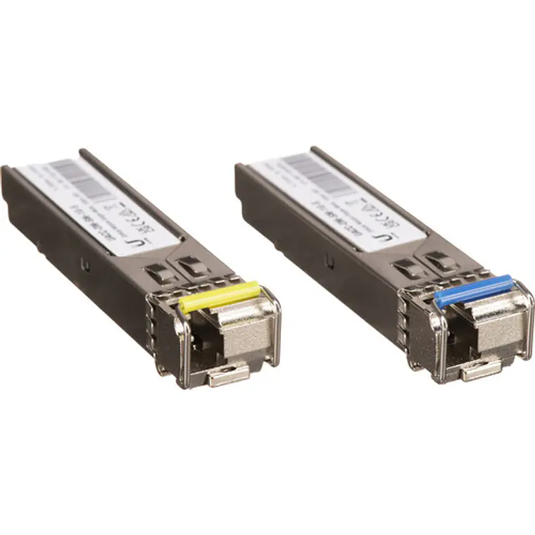 Kit Transceptores SFP BiDi Ubiquiti UACC-OM-SM-1G-1S 1.25Gbps LC Monomodo 3km Pack de 20 1