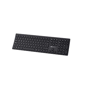 Teclado Inalámbrico Trimodo Curvo CurveLink Español Latinoamérica 112 Teclas