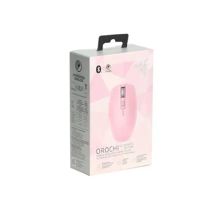Mouse Inalámbrico Razer Pro / Gamer Ultraligero 18.000 DPI Dual Bluetooth - Rosado 3