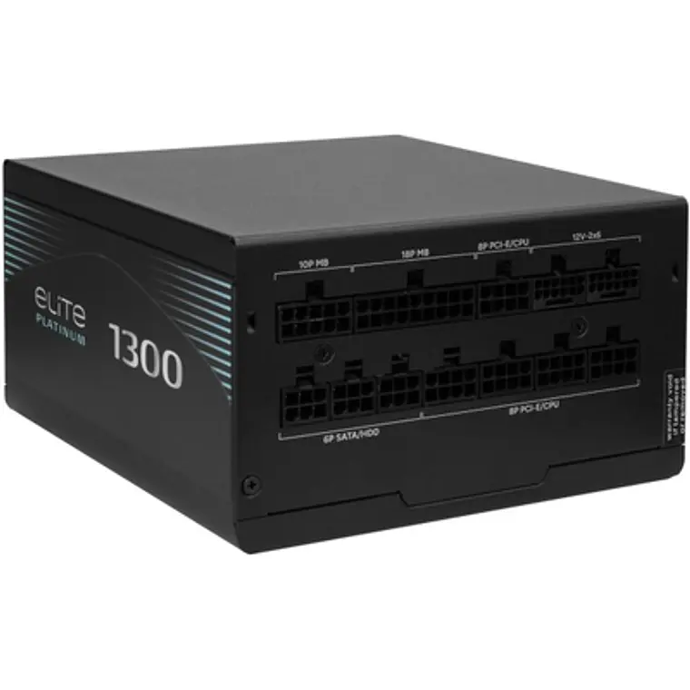 Fuente de Poder 1300W Cooler Master Elite Platinum  (Sin Cable AC) 1