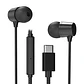 Audífonos In-Ear USB-C® con Micrófono y Control en Línea Color Negro - X-Tech - Miniatura 1