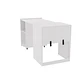 Escritorio Expandible Plegable Estación de Trabajo Convertible con Ruedas Blanco - Xtech - Miniatura 4