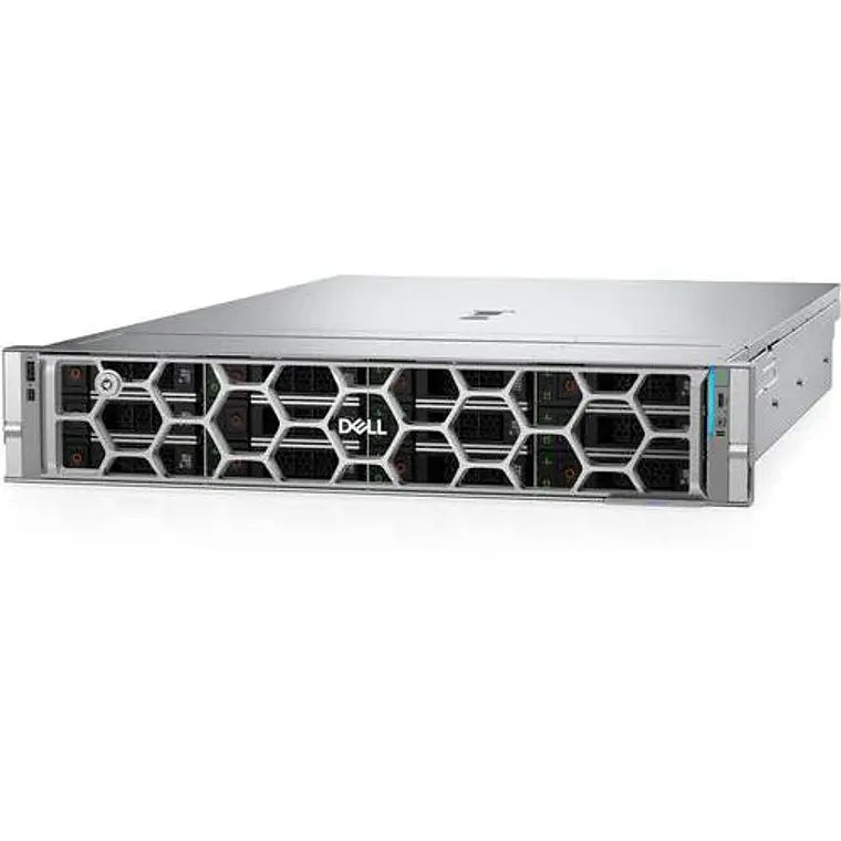 Servidor Dell PowerEdge R570 2U Intel Xeon 6 6521P 128GB RAM 480GB SSD PERC H965i 1