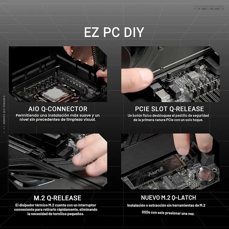 Placa Madre Asus Rog Crosshair X870E Dark Hero AM5 DDR5 5