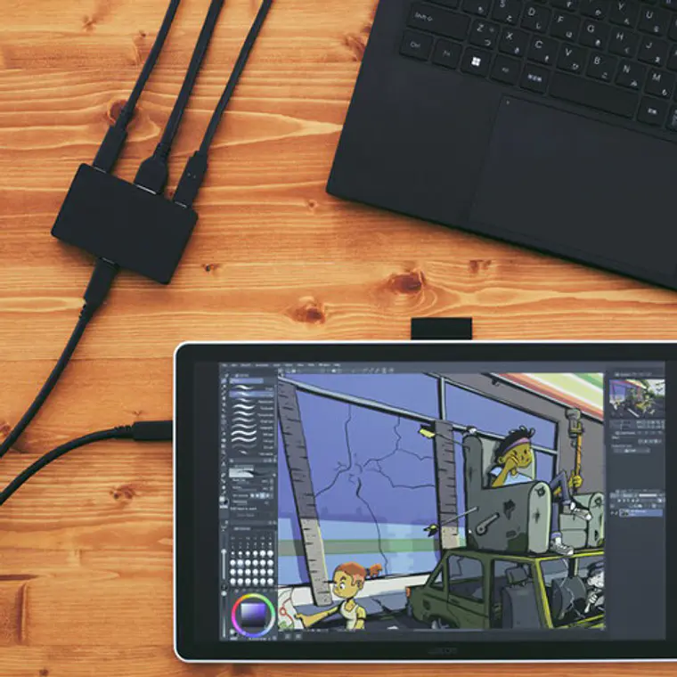 Kit Convertidor Wacom HDMI para Pantallas Interactivas Wacom One y Movink 3