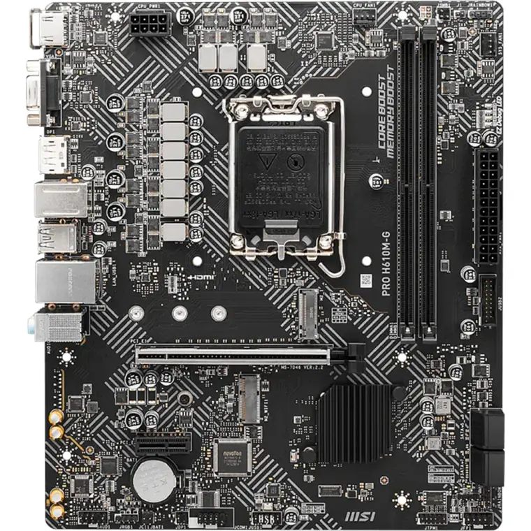 Placa Madre MSI PRO H610M-G DDR5 LGA1700 Micro-ATX 1