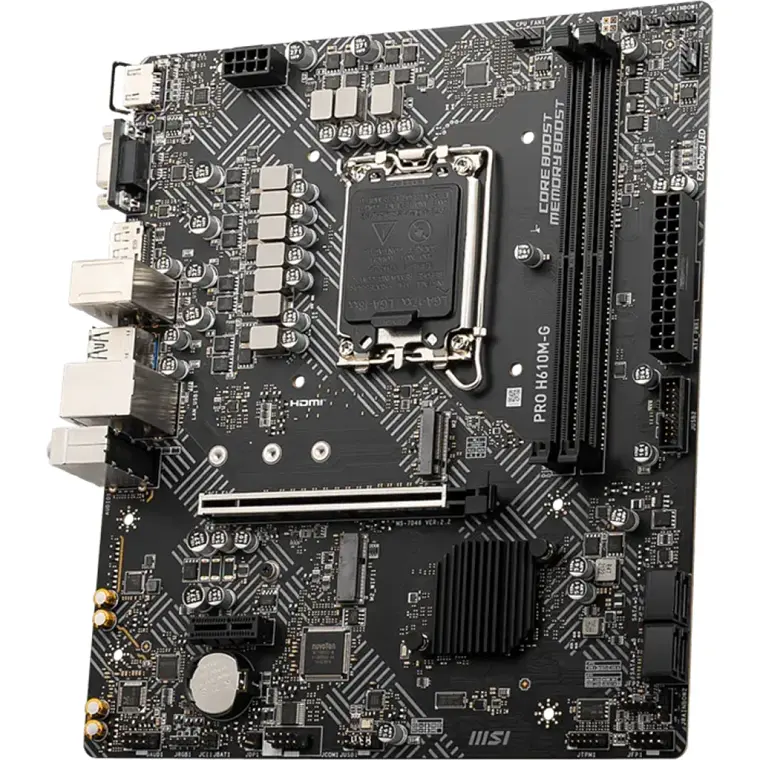 Placa Madre MSI PRO H610M-G DDR5 LGA1700 Micro-ATX 2