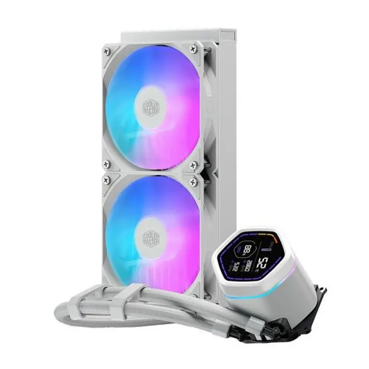 Refrigeración Líquida Cooler Master MasterLiquid Core Nex Digital 240 White  2