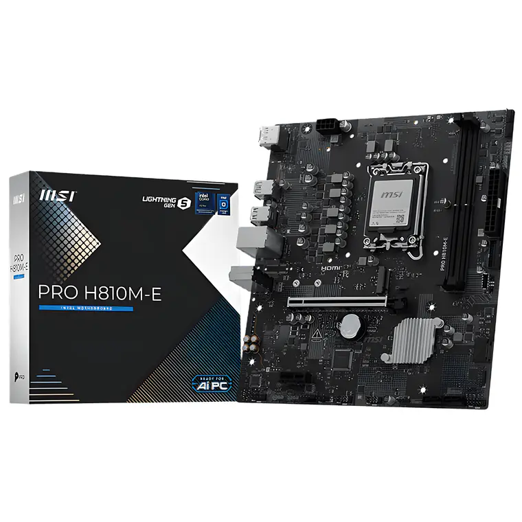 Placa Madre MSI PRO H810M-E Micro-ATX LGA 1851 DDR5 HDMI DP 1