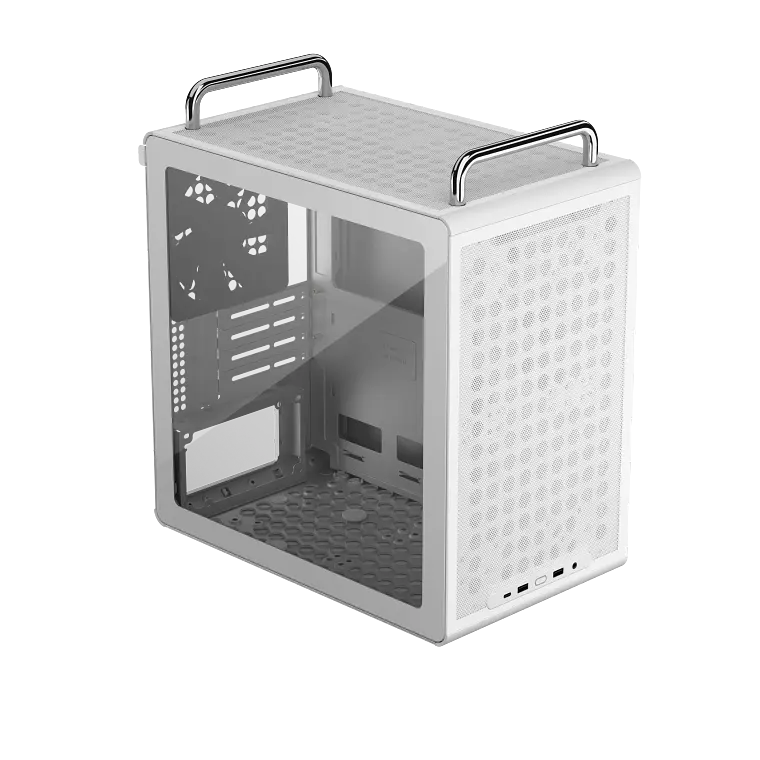 Gabinete Cooler Master QUBE 340 / Q300L V3 Micro-ATX USB-C Vidrio Templado 1
