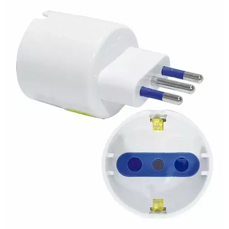 Adaptador de Enchufe Hikvision Schuko a Corriente 1
