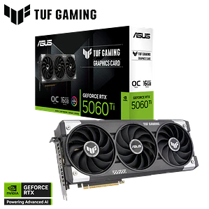 Tarjeta de Video ASUS TUF Gaming GeForce RTX 5060 Ti OC 16GB GDDR7