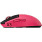 Mouse Gamer Inalámbrico Logitech G PRO X3 Superstrike Magenta Eclipse - Miniatura 2