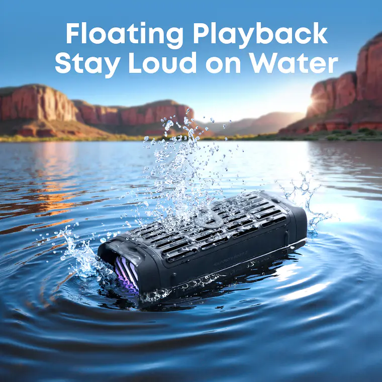 Parlante Portátil Bluetooth Soundcore Boom 3i 50W IP68 Flotante 7