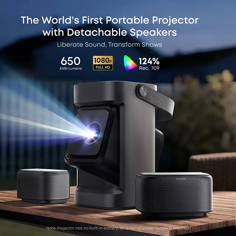 Proyector Portátil Soundcore Nebula P1 Full HD 650 ANSI Google TV 2