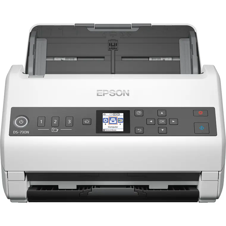 Escaner Epson WorkForce DS-730N | Dúplex Color 600 dpi 40 ppm Red 100 Hojas 2