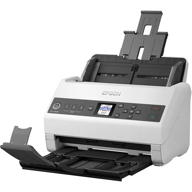 Escaner Epson WorkForce DS-730N | Dúplex Color 600 dpi 40 ppm Red 100 Hojas 1