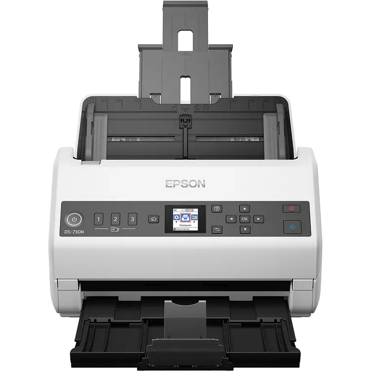 Escaner Epson WorkForce DS-730N | Dúplex Color 600 dpi 40 ppm Red 100 Hojas 5