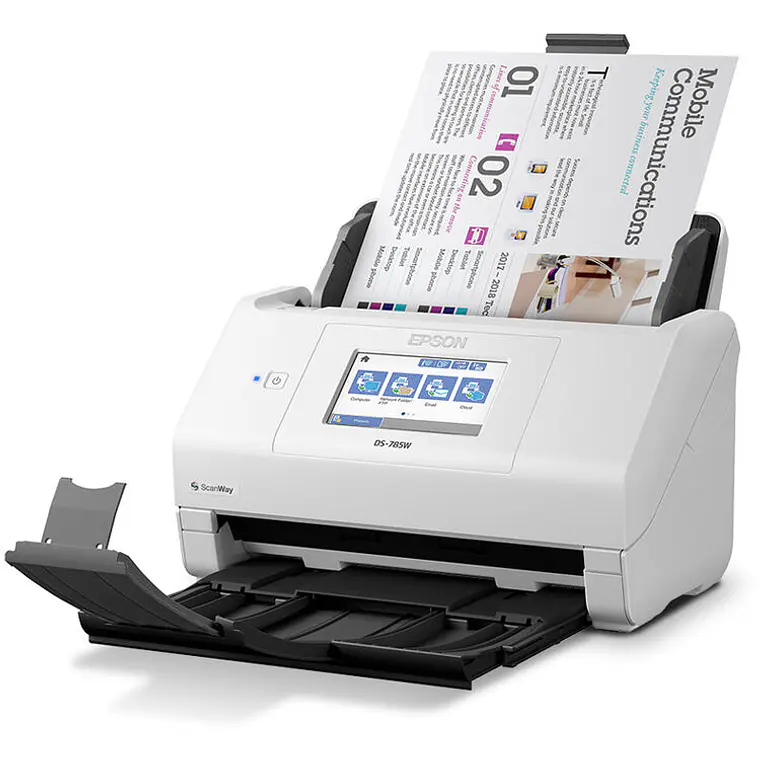 Escaner Epson DS-785W | Dúplex Color 600 dpi 45 ppm Red Wi-Fi Touch 4.3