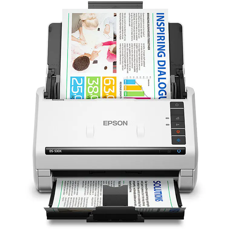 Escaner Epson DS-530X | Dúplex Color 600 dpi 45 ppm 100 Hojas USB 3.2 2